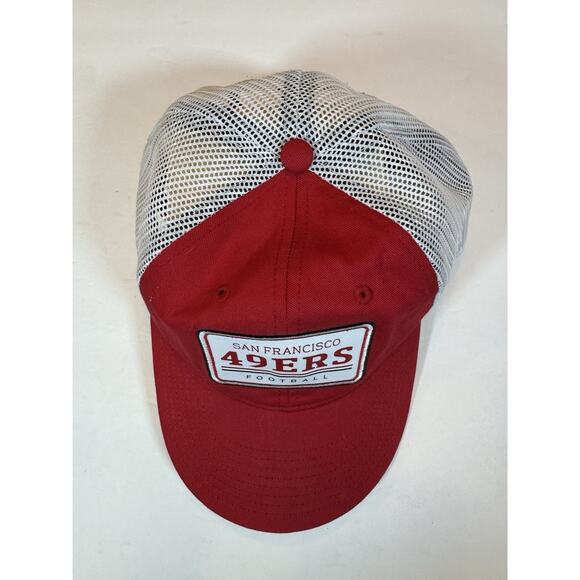san francisco 49ers Trucker Mesh Hat Red Football NFL Baseball Cap - Picture 3 of 12
